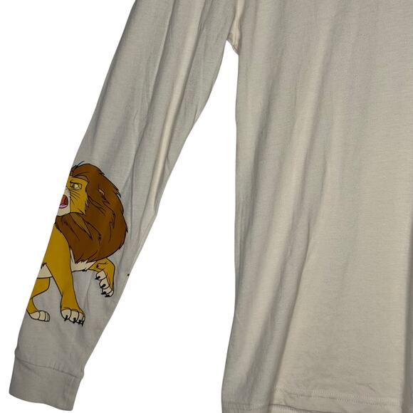 Disney H&M Divided Lion King Simba Cream Long Sleeve Shirt Size XS NWT - Picture 7 of 10